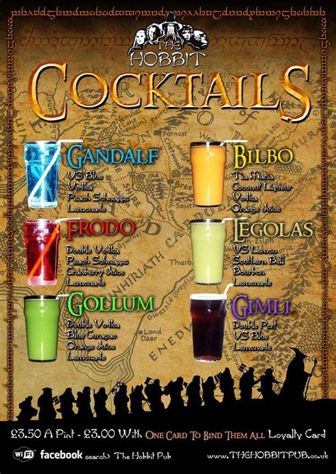 lord of the rings drinks.
